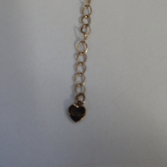 Necklace woman's beaded silver with bling NWOT - Picture 4 of 4